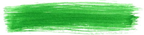 8 Dry Green Watercolor Brush Stroke Png Transparent