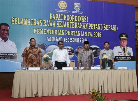 Menteri Amran Serukan Pengawalan Program Optimalisasi Lahan Rawa Monitor