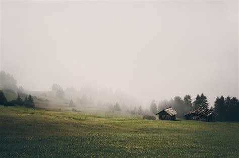 Wallpaper Sunlight Landscape Hill Nature Grass Field House