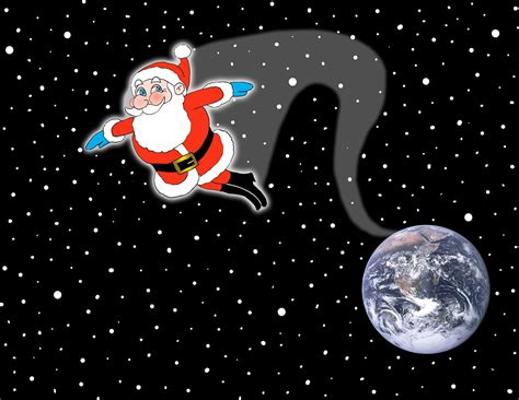 Santa In Space Seasons Greetings Ivan Kaminoff Flickr