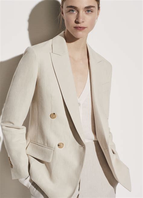 Buy Textured Double Breasted Blazer For Usd 24250 Vince Blazer