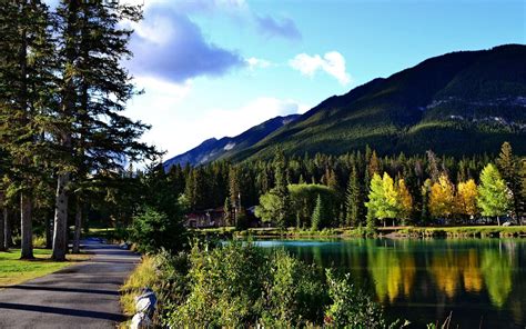2560x1600 Canada Banff National Park Nature River Wallpaper