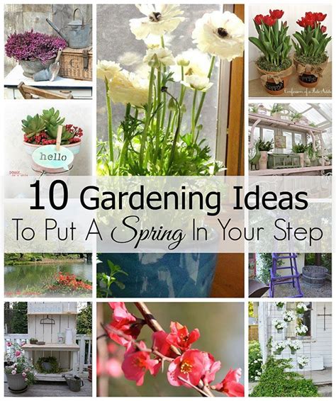 10 Gardening Tutorials To Put A Spring In Your Step Spring Garden