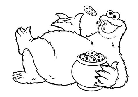 Perfect for preschool, prek, and early childhood math and literacy. Cookie Jar Lazing With Cookie Jar Beside Him Coloring ...