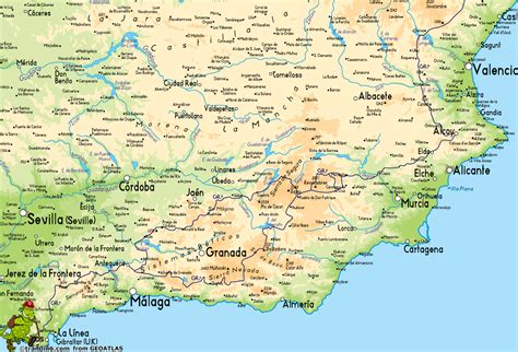 World Maps Library Complete Resources Maps Of Southern Spain
