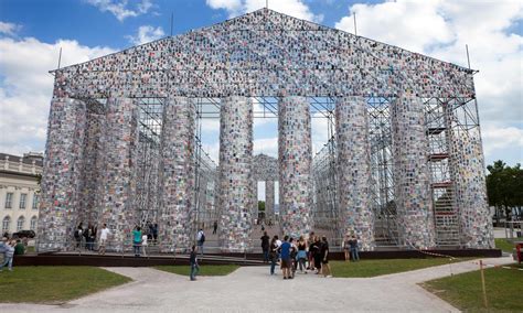 The Parthenon Of Books Kassel Germany Artist Marta Minujin
