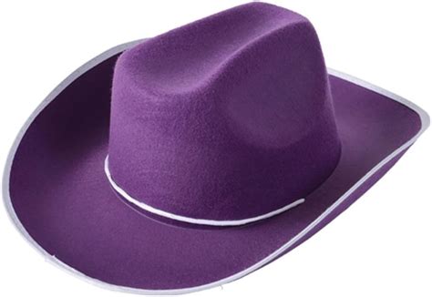 One Adult Purple Cowboy Hat Uk Toys And Games