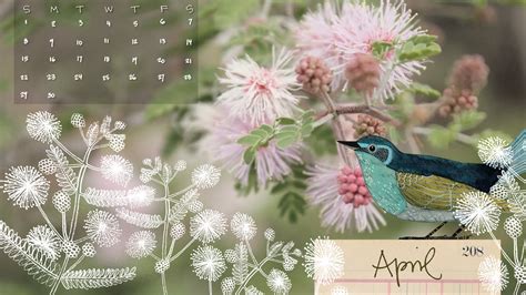 April Wallpaper Calendar Wallpapersafari