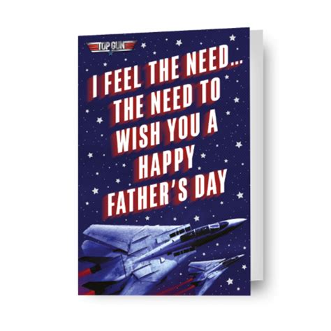 Buy Official Top Gun Fatherâ€™s Day Card Danilo Promotions