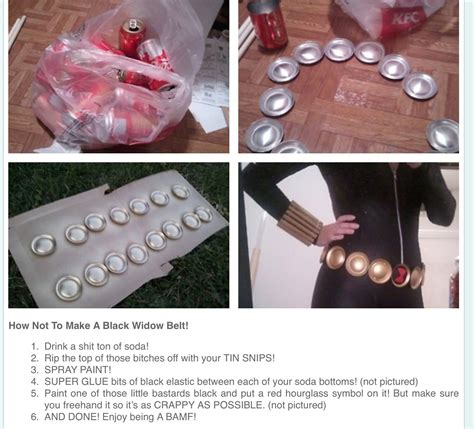 A tutorial on how to construct a basic belt for a black widow costume, based on the avengers (2012). Black Widow Belt | Marvel birthday party, Couple halloween ...