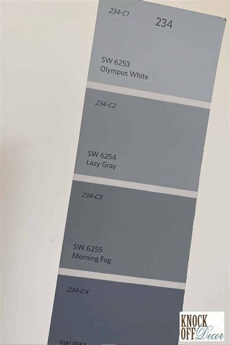 Sherwin Williams Lazy Gray Sw Your Two For One Blue In Gray