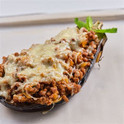 Deliciosa Berenjena Rellena Con Carne Y Verduras Internacionales De