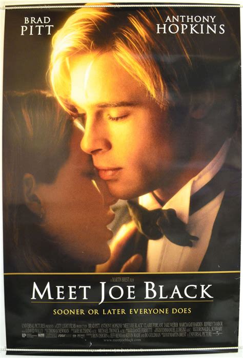 Meet Joe Black Original Cinema Movie Poster From