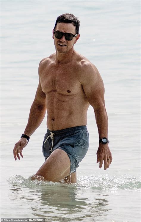 Mark Wahlberg Shows Off His Ripped Physique As He Enjoys A Day On