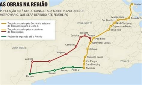 The rio metro is a great way to get around rio. Metrô do Rio (não oficial): Linha 6 em Debate