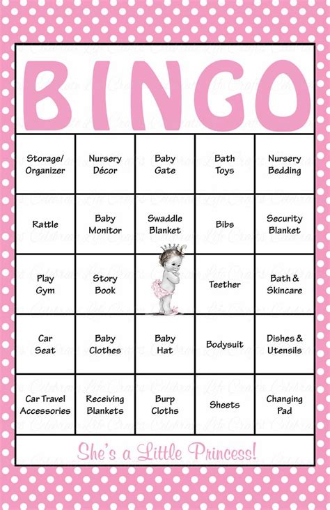Free baby shower printables by. Princess Baby Bingo Cards - Printable Download - Prefilled - Baby Shower Game for Girl - Pink ...