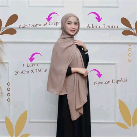 Jual Msecom Jilbab Pashmina 200x75 Hijab Panjang Jumbo Pasmina Adem Kain Jatuh Dan Lentur Medan