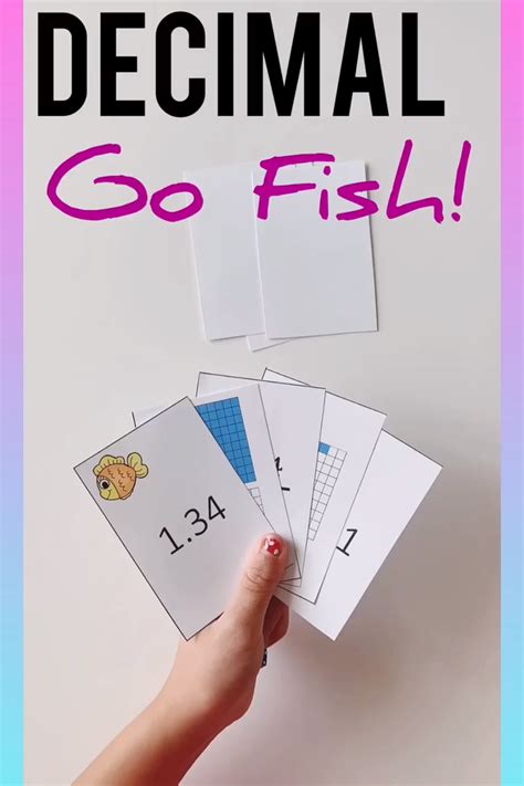Decimal Place Value Go Fish Game Standard Word And Expanded Form