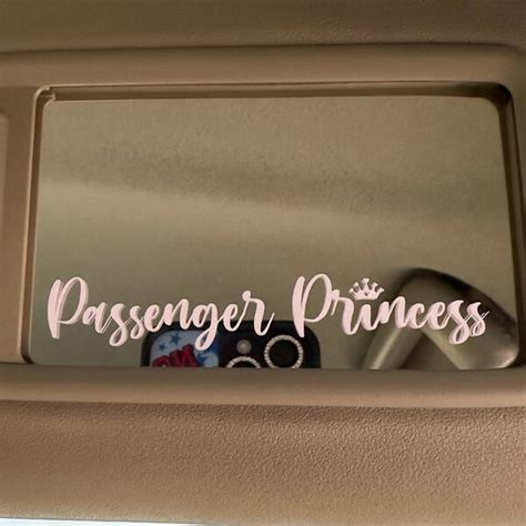 Passenger Princess Decal Etsy Ireland