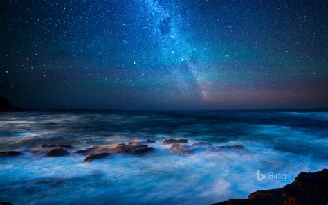 View Of The Milky Way From Great Ocean Road Bing Wallpaper 42982787