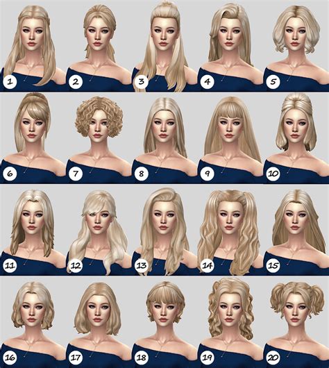 Top 48 Image Sims 4 Hair Cc Vn