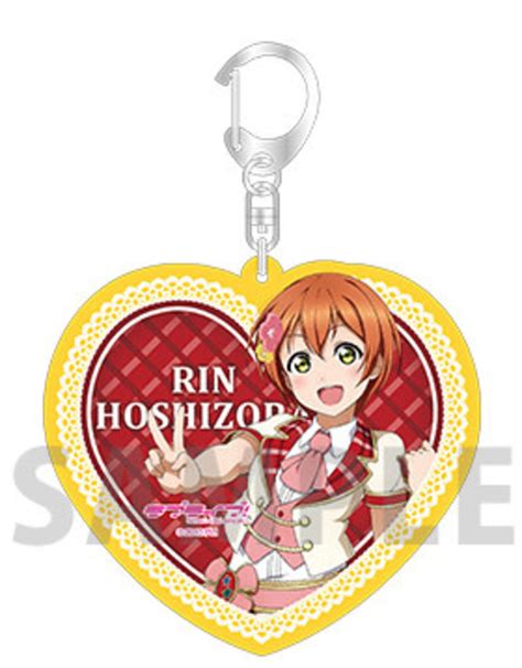 Love Live Heart Acrylic Deka Keychain Collectors Anime Llc