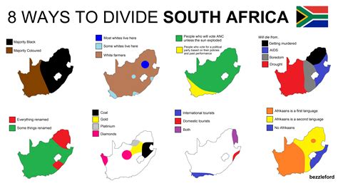 8 Ways To Divide South Africa Africa South Africa Map