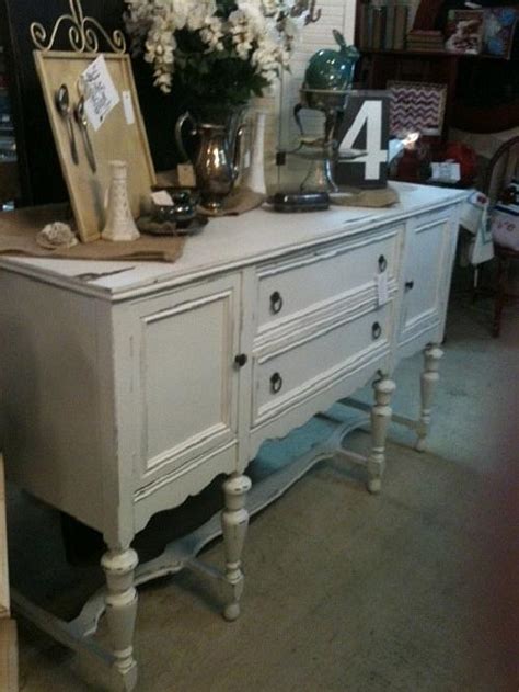 Chalky Finish Distressed Buffet Project By Decoart
