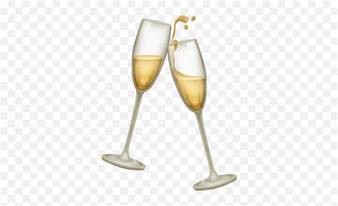 Champagne Glass Emojipedia Unicode Toasting Transparent Champagne
