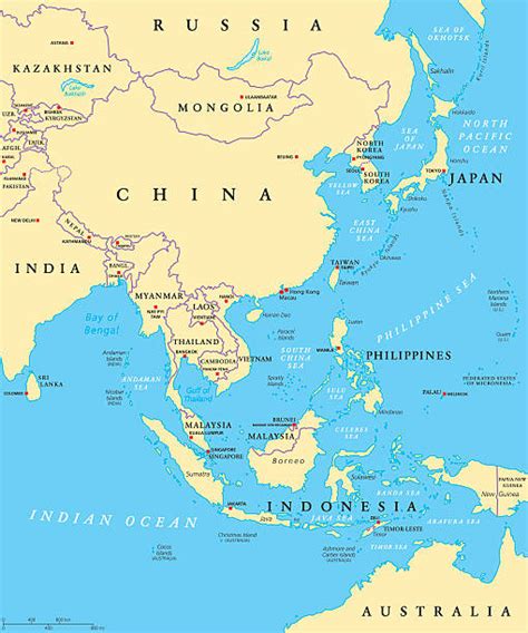46200 East Asia Map Illustrations Royalty Free Vector Graphics