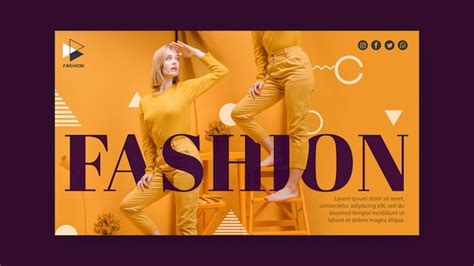 Fashion Clothing Banner Template Free Psd File