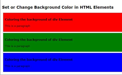 Complete Guide How To Set Background Colors In Html For Beginners