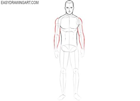 How To Draw A Body Easy Drawing Art