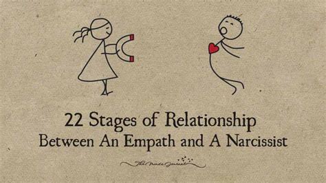 22 stages of relationship between an empath and a narcissist