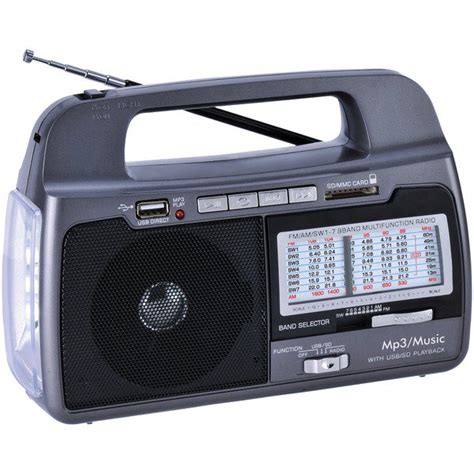Supersonic 9 Band Amfmsw 1 7 Portable Radio