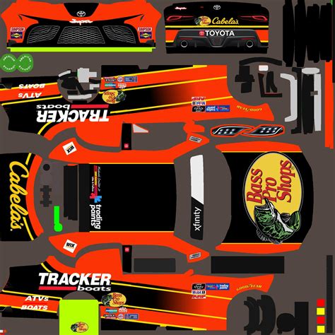 If adjusting a custom setup is too complex, you can toggle your car's setup from loose to tight instead on this same screen by adjusting. Bass Pro Shops Custom Xfinity Skin by Michael Coulter J ...