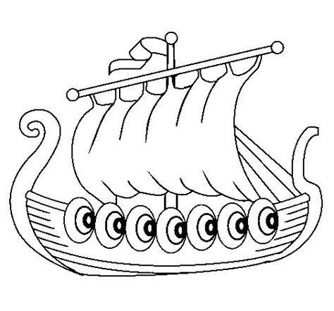 Fun, printable, free coloring pages can help children develop important skills. Free viking long ship coloring pages (With images ...