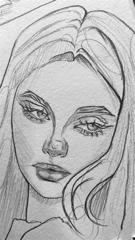 Book Art Drawings Girl Drawing Sketches Face Sketch Cool Sketches Art Drawings Sketches