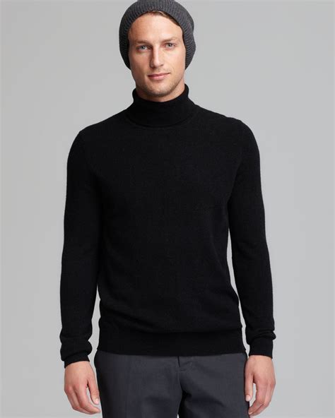 Vince Cashmere Turtleneck In Black For Men Lyst