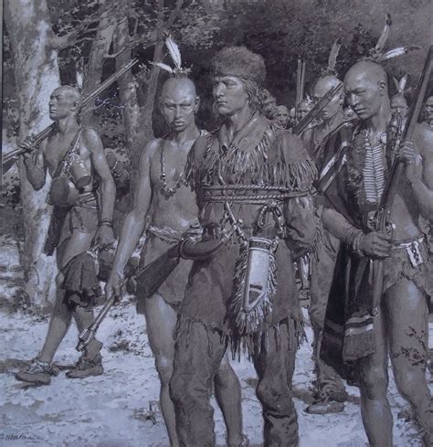 Daniel Boone Captured American Indian Art Native American Paintings
