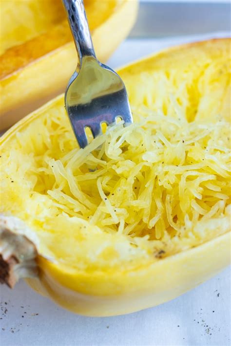 How To Cook Spaghetti Squash In The Oven Evolving Table