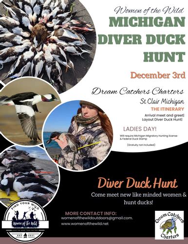Michigan Diver Duck Hunt Women Of The Wild