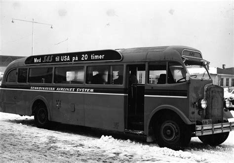 The Sas Bus In Copenhagen Airport In 1954 Bonus Info In 1954 The Los