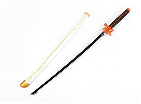 Demon Slayer Shinobu Kocho White Nichirin Blade Cosplay Wooden Sword