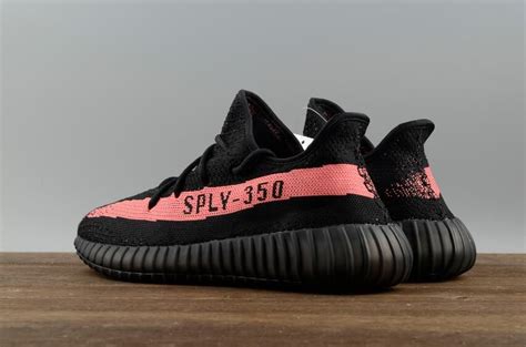 Perfect Adidas Fake Yeezy Boost 350 V2 Red Stripe By9612