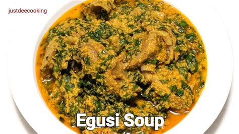 Nigerian Egusi Soup How To Make Egusi Soup Melon Seed Soup Youtube