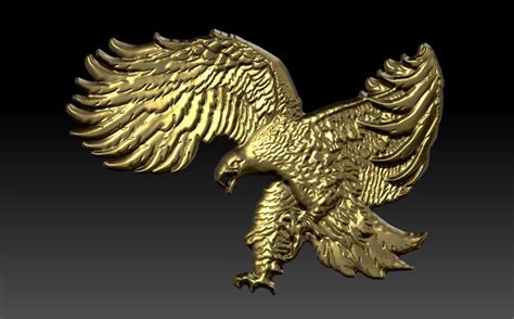 Eagle Golden 3d Model 3d Printable Cgtrader