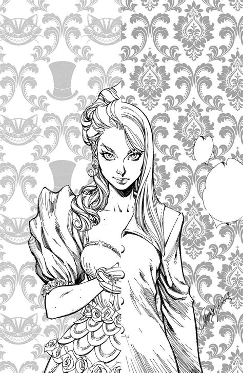 Alice Ever After 1 Cover F Incentive J Scott Campbell Reveal Black