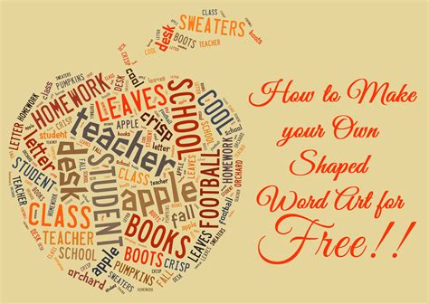 How To Make Free Word Art Online In Fun Shapes Con Imágenes