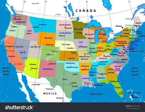 Most people would assume that the capital of new york is new york city, and that the capital of pennsylvania is philadelphia. Printable Us Map With Capital Cities Fresh Map The United States And | Printable Us Map With ...